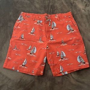 Red Izod Shorts